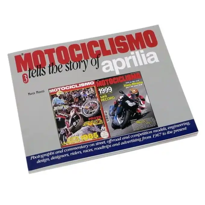 Finální Výprodej Kniha "Příběh značky APRILIA" - ENG