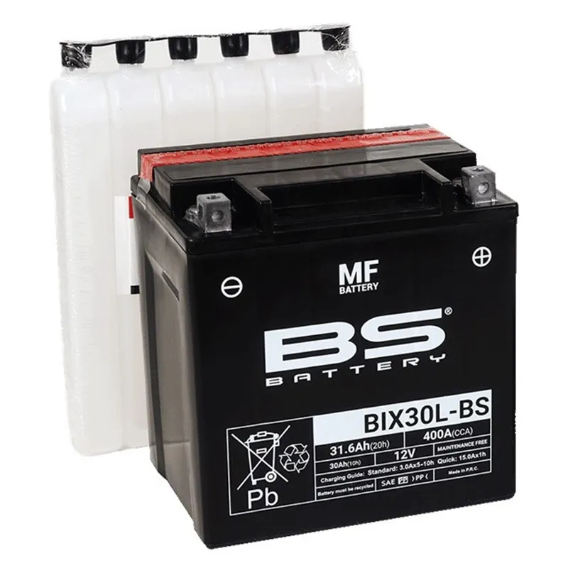 Bezúdržbová motocyklová baterie BS-BATTERY BIX30L-BS Sleva