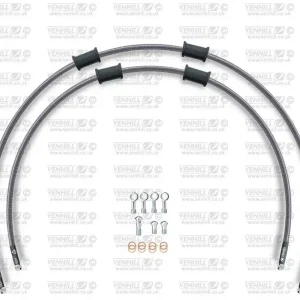 Ihned K Objednání Hadice zadní brzdy Venhill POWERHOSEPLUS BMW-11001RS (2 hadice v sadě) Průhledné hadice, nerezové koncovky