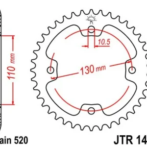 Akční Cena Řetězová rozeta JT JTR 1415-36 36 zubů, 520
