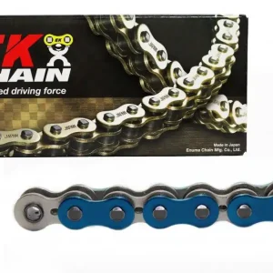 Tovární Cena QX-kroužkový řetěz EK 520 SRX2 120 článků Metalická modrá
