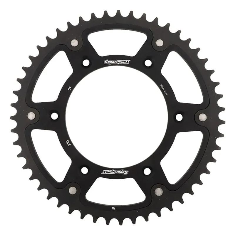 Řetězová rozeta SUPERSPROX STEALTH RST-210:51-BLK černý 51 zubů, 520 Poslední Šance