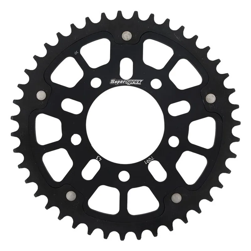 Finální Výprodej Řetězová rozeta SUPERSPROX STEALTH RST-7091:43-BLK černý 43 zubů, 520