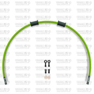 Akce Hadice přední brzdy sada Venhill POWERHOSEPLUS SUZ-6032FB-GR (1 hadice v sadě) zelené hadice, černé koncovky