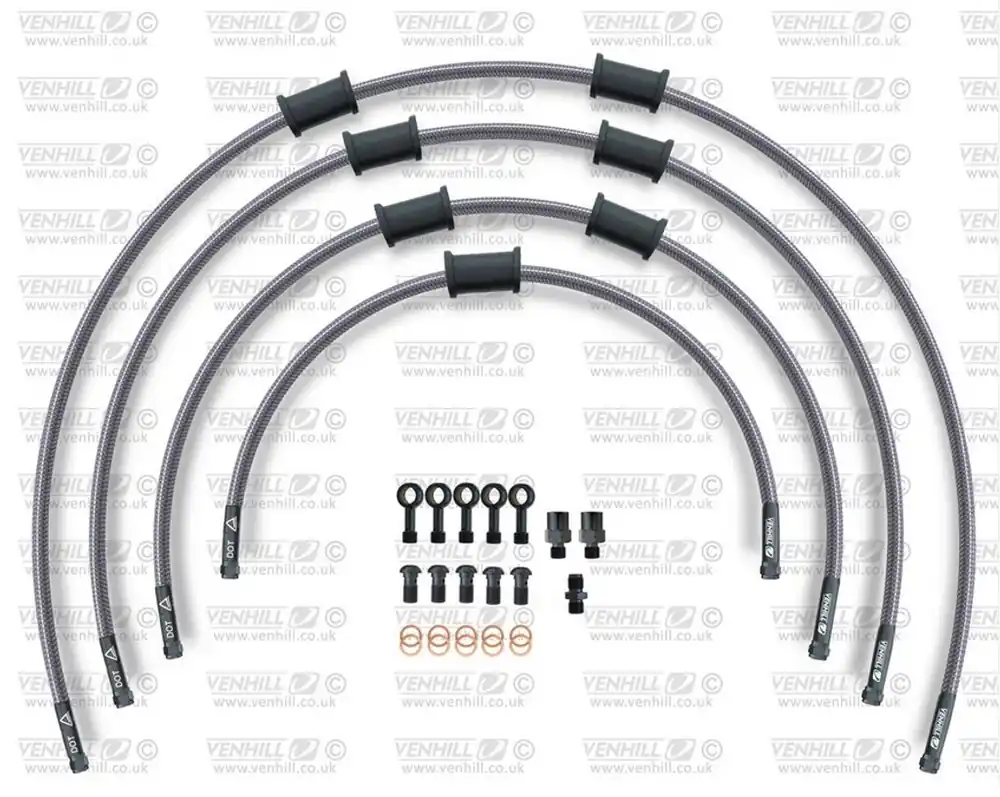 STANDARD Hadice přední brzdy sada Venhill POWERHOSEPLUS BMW-11005FB (4 hadice v sadě) Průhledné hadice, černé koncovky Koupit Online