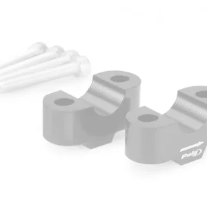 Zvýšení řidítek PUIG 21809P stříbrná height 20mm, d 22mm Hit Sezóny