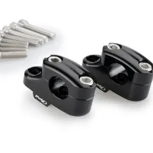 Zvýšení řidítek PUIG PULLBACK 22360N černý height 25mm, d 29mm, back 16mm Sezónní Sleva